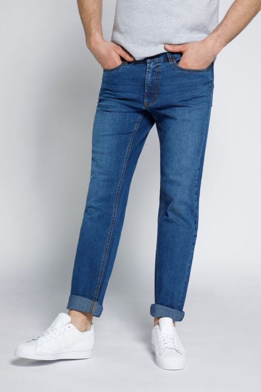 Jeans STHUGE, ventre confort, coupe Regular Fit, 5 poches, jusqu'à la taille 72