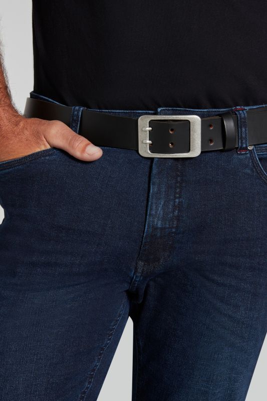 Ceinture en cuir véritable (que vous pouvez raccourcir vous-même si vous le souhaitez), double ardillon