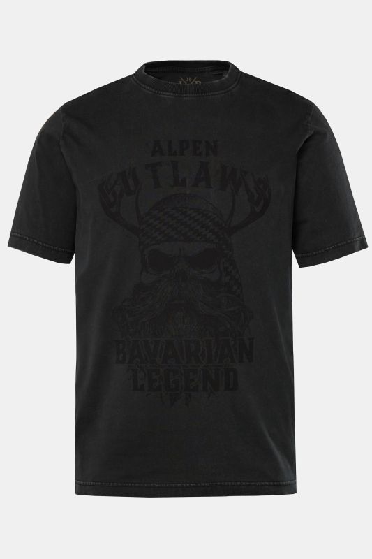 T-shirt JP 1880, s'inspirant des tenues traditionnelles bavaroises, manches courtes et imprimé poitrine - jusqu'au 8&nbsp;XL