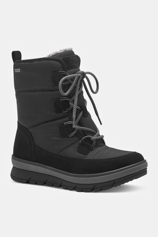 Snow boots véganes Jana Shoes, en similicuir – largeur H