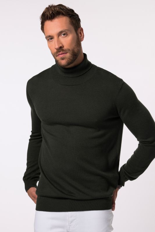 Pull à col roulé JP 1880 FLEXNAMIC®, Merino-Touch - jusqu'au 7&nbsp;XL