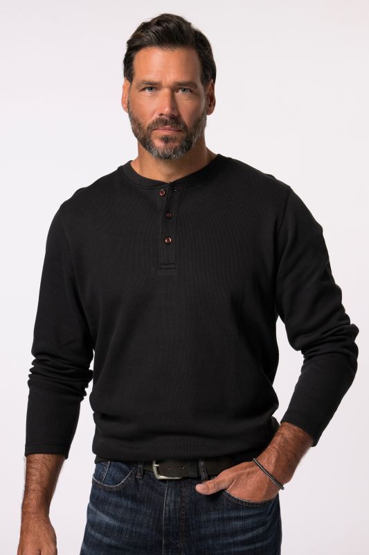 Henley JP 1880, manches longues, maille piquée - jusqu'au 8&nbsp;XL