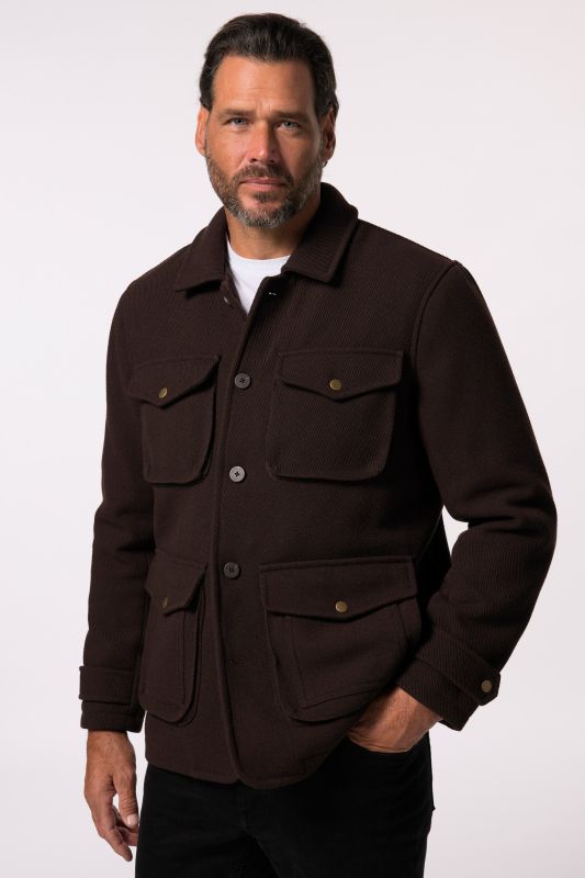 Veste de treillis JP 1880, aspect laine – jusqu'au 7 XL