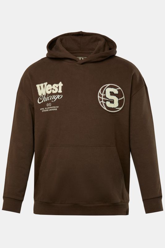 Sweat-shirt à capuche oversize STHUGE - jusqu'au 8&nbsp;XL