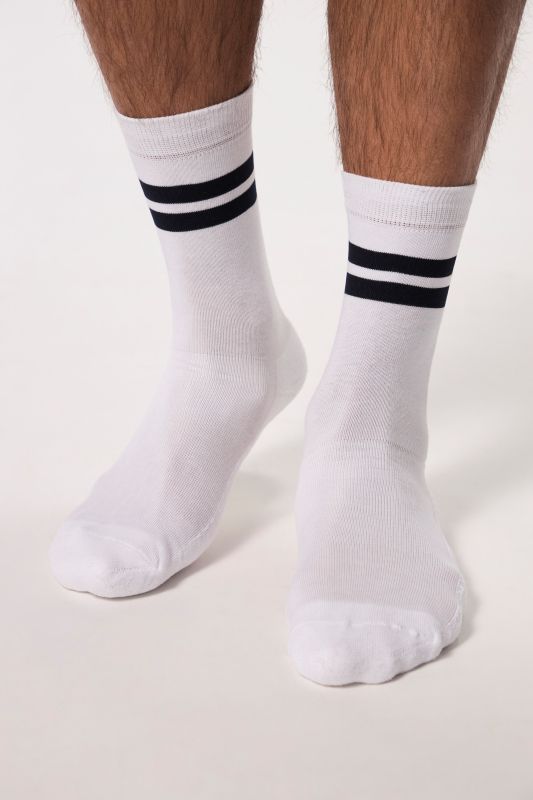 Lot de 2 paires de chaussettes de sport JAY-PI, semelle intérieure en tissu éponge et logo JAY-PI