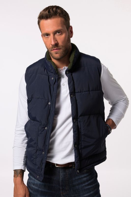 Gilet JP 1880 col montant, doublure en polaire bouclée, collection Outdoor - jusqu'au 7&nbsp;XL