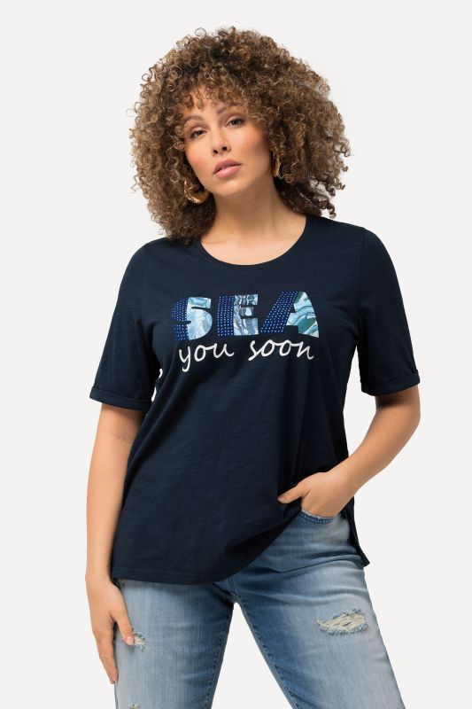 T-shirt Sea you soon, coupe Classic. Col rond et manches courtes