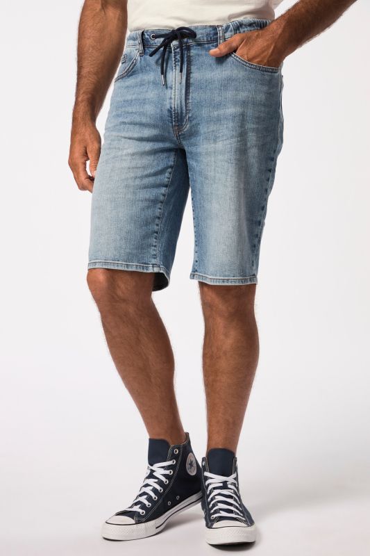 Bermuda à enfiler JP1880 en tissu Lightweight. Coupe Modern Straight Fit - jusqu'au 8XL