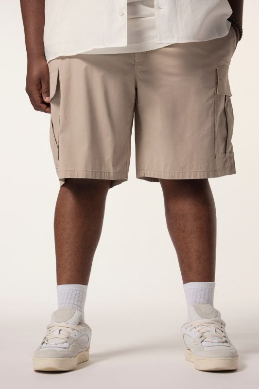 Bermuda cargo STHUGE, taille élastique, coupe Baggy Fit - jusqu'à la taille 74