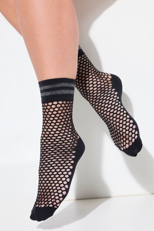Lot De 2 Paires De Bas Résille, Paillettes