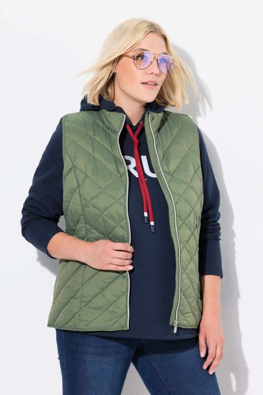 Gilet matelassé HYPRAR avec col montant, en tissu déperlant