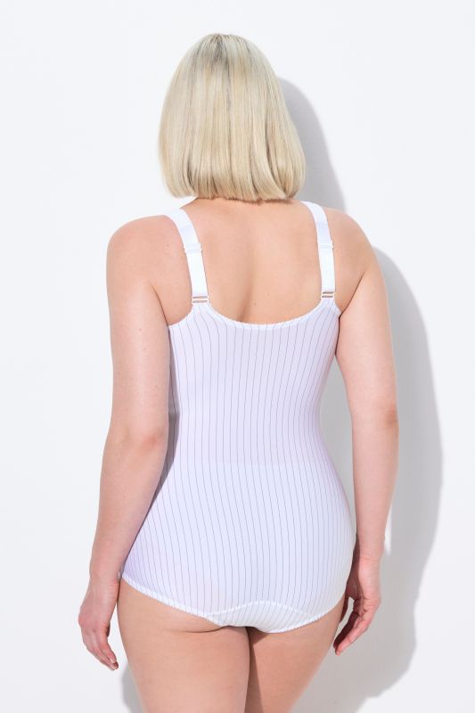 Body moulant à fines rayures, se porte sans soutien-gorge