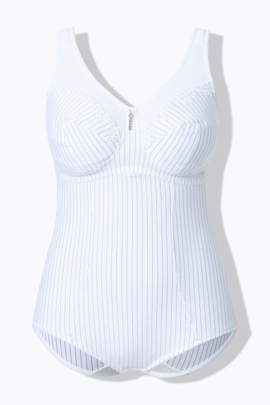 Body moulant à fines rayures, se porte sans soutien-gorge