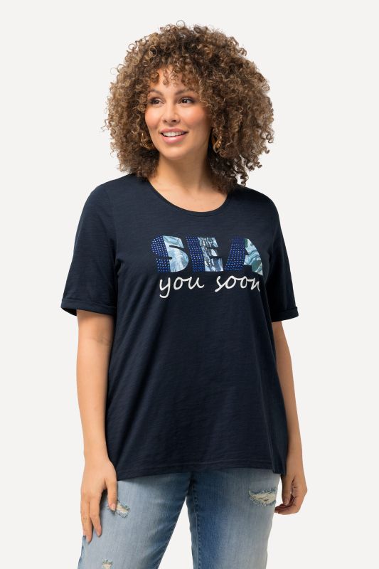 T-shirt Sea you soon, coupe Classic. Col rond et manches courtes