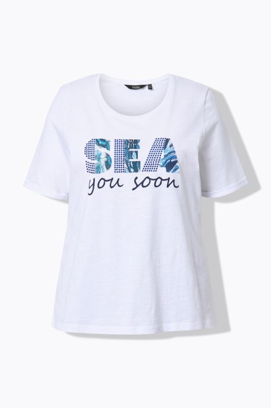 T-shirt Sea you soon, coupe Classic. Col rond et manches courtes