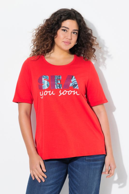 T-shirt Sea you soon, coupe Classic. Col rond et manches courtes