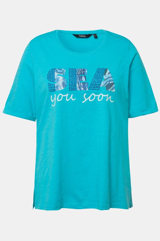 T-shirt Sea you soon, coupe Classic. Col rond et manches courtes