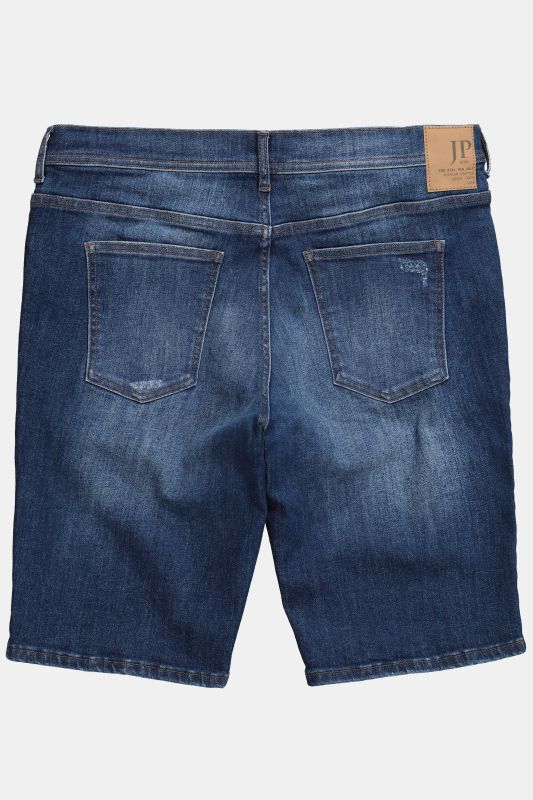 Bermuda en jean JP 1880, technologie FLEXNAMIC®, coupe Straight Fit avec 5 poches - jusqu'à la taille 74