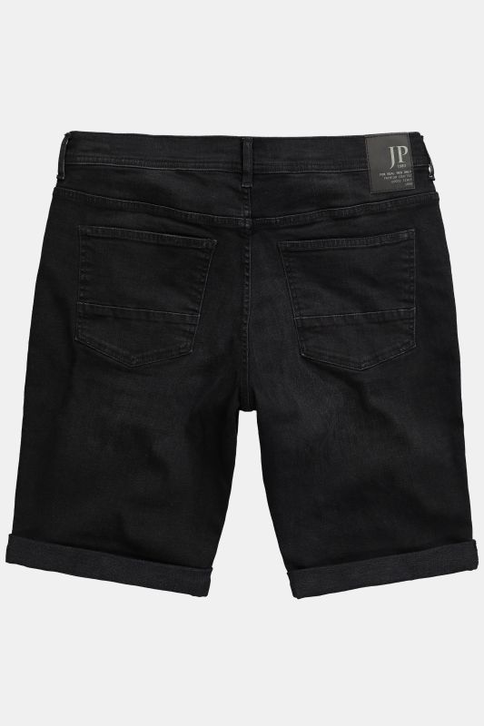 Bermuda en jean JP 1880, technologie FLEXNAMIC®, coupe 5 poches et détails destroy - jusqu'à la taille 74