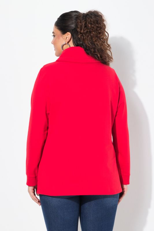 Sweat-shirt, coupe Classic Fit, message HELLO, col montant