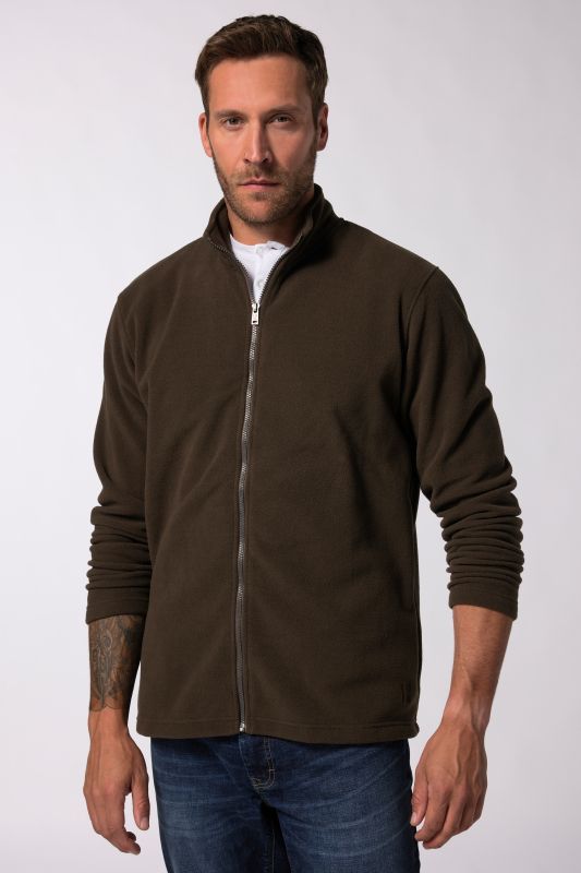 Veste polaire d'extérieur à col montant et poches zippées. Jusqu'au 8 XL