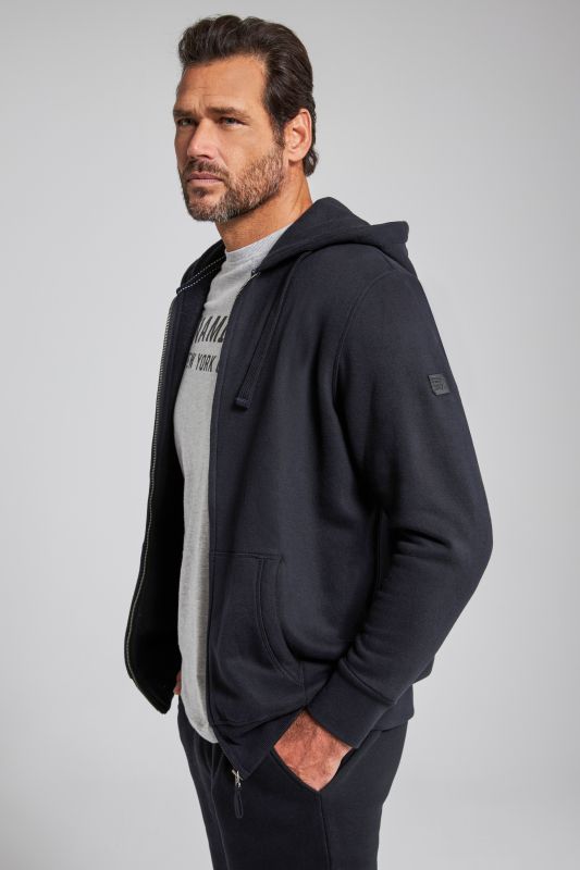 Veste à capuche JAY-PI, en molleton - jusqu'au 8 XL