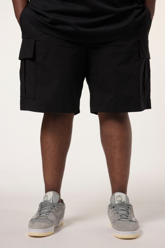 Bermuda cargo STHUGE, taille élastique, coupe Baggy Fit - jusqu'à la taille 74