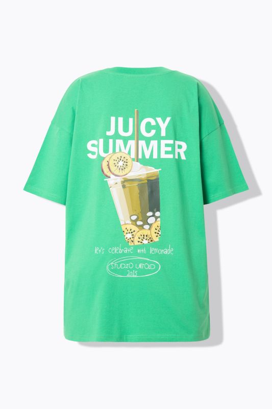 T-shirt oversize, messages imprimés