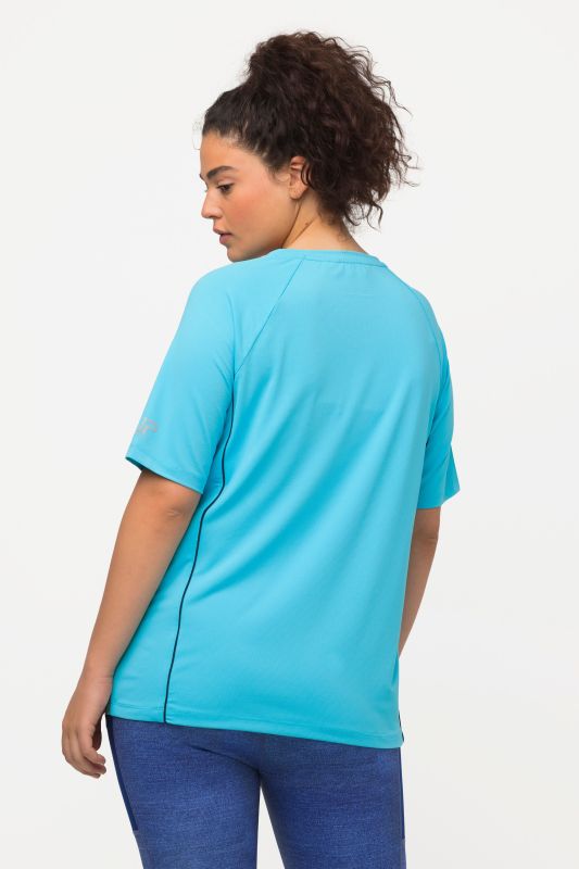 T-shirt, protection UV 50+, col en V, manches courtes