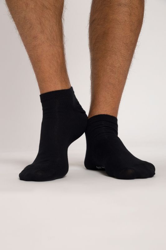 Chaussettes pour sneakers, coloris uni, lot de 2