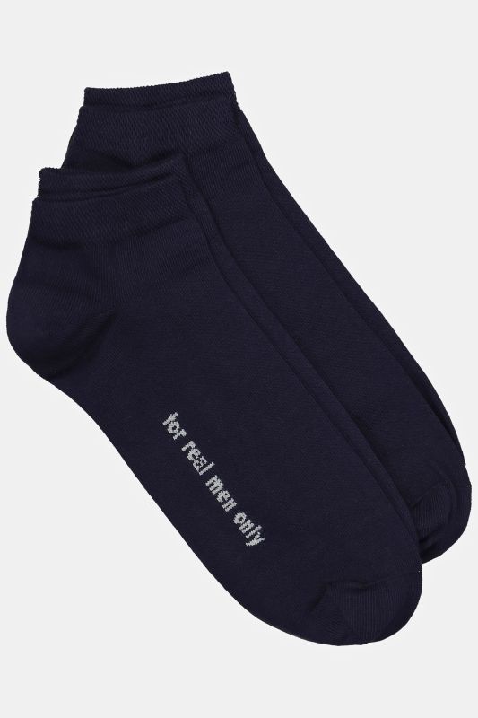 Chaussettes pour sneakers, coloris uni, lot de 2