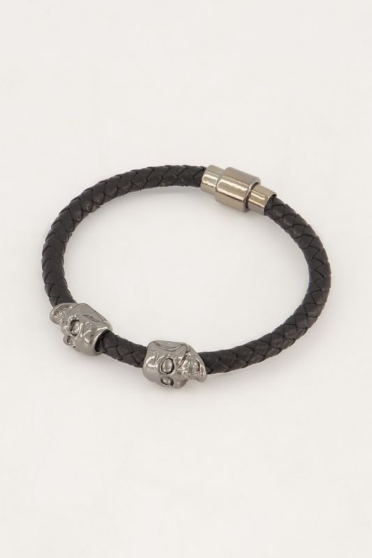 Bracelet JP 1880, têtes de mort