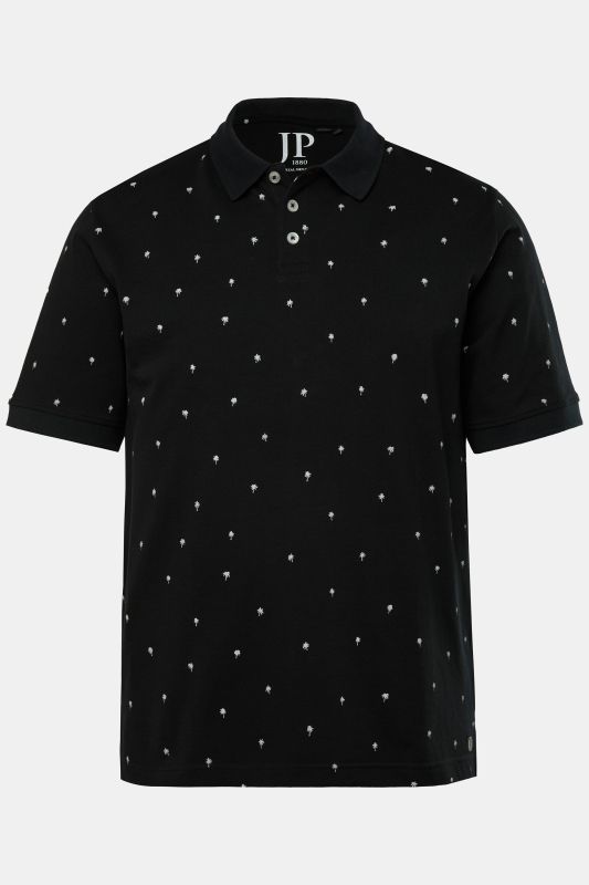 Polo à manches courtes, maille piquée et imprimé minimaliste - jusqu'au 8 XL