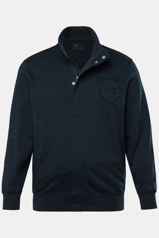 Veste en molleton JP 1880, technologie FLEXNAMIC® et ventre confort, flocage - - jusqu'au 7 XL, Tall