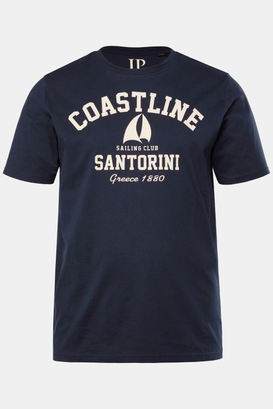 T-shirt JP 1880 à manches courtes, col rond et imprimé - jusqu'au 8 XL