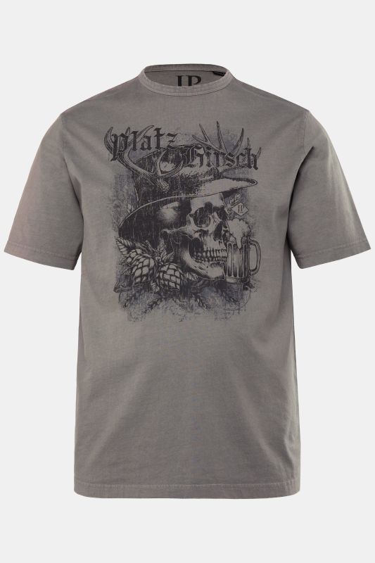 T-shirt JP 1880, manches courtes et col rond, style bavarois traditionnel - jusqu'au 8 XL