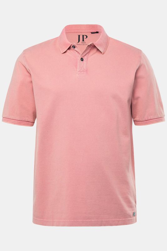 Polo JP 1880 à manches courtes, tissu piqué, style vintage - jusqu'au 8&nbsp;XL