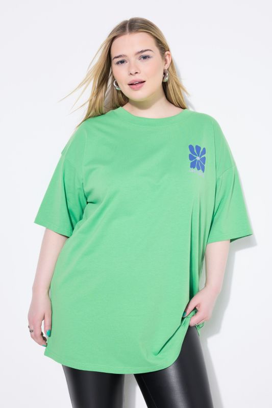 T-shirt oversize, manches courtes