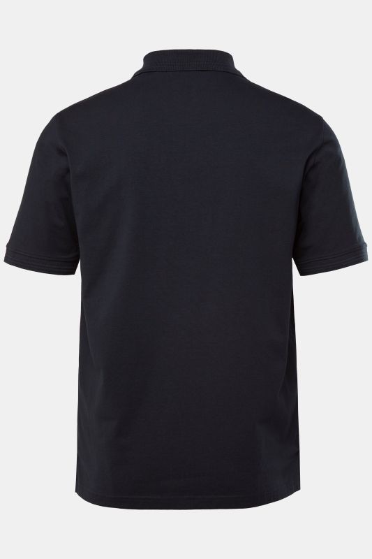 Polo JP 1880 FLEXNAMIC®, manches courtes et fermeture zippée