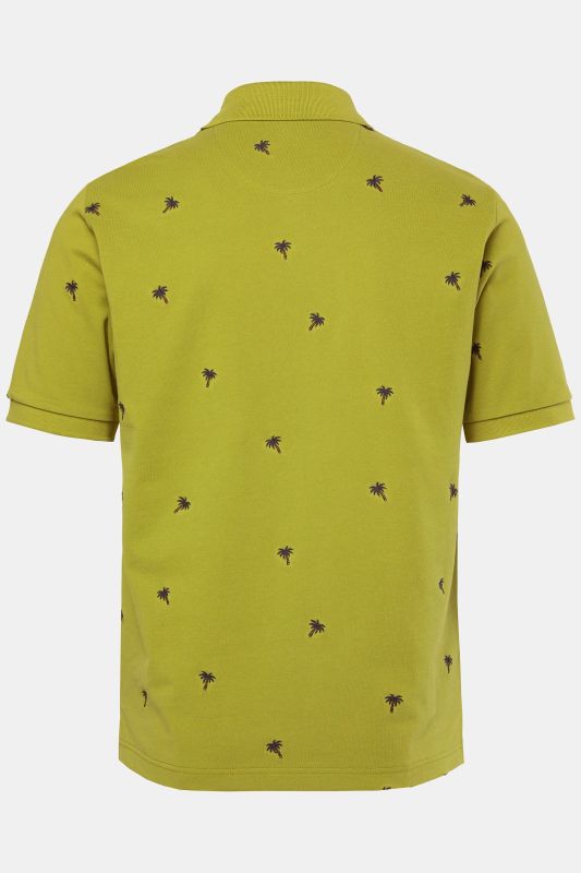 Polo JP 1880 à manches courtes, tissu piqué, motif brodé - jusqu'au 8 XL