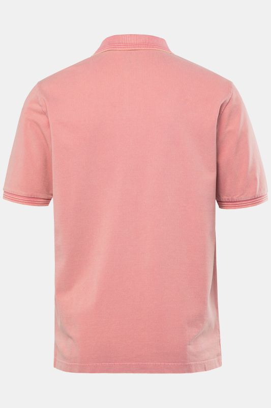 Polo JP 1880 à manches courtes, tissu piqué, style vintage - jusqu'au 8&nbsp;XL