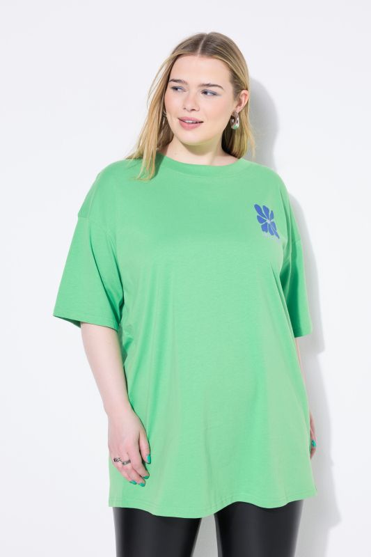 T-shirt oversize, manches courtes
