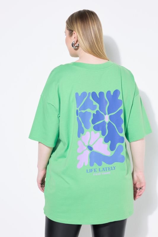 T-shirt oversize, manches courtes