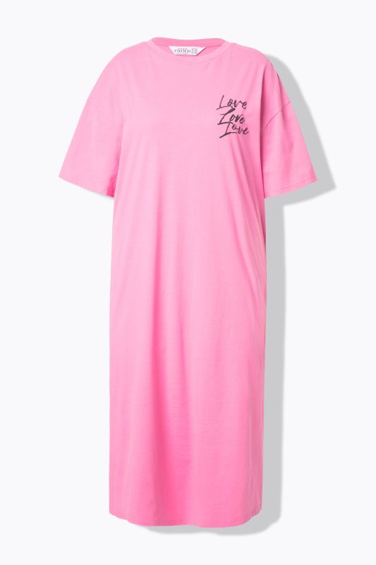 Robe en jersey / T-shirt long oversize, imprimé dans le dos