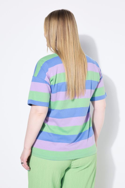 T-shirt à rayures oversize