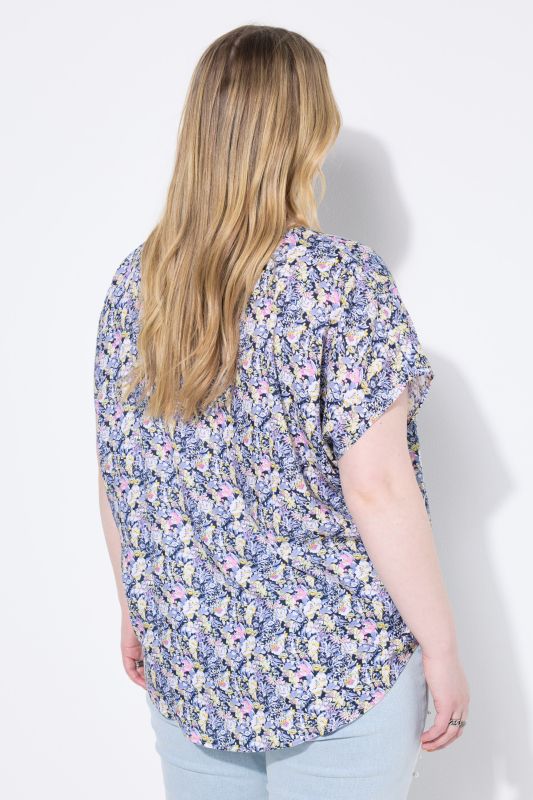 Blouse oversize à imprimé floral