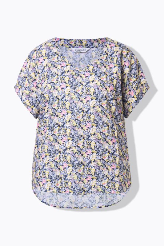 Blouse oversize à imprimé floral