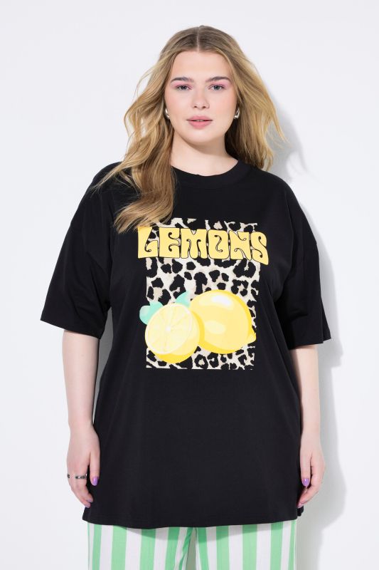 T-shirt oversize, motif Lemons