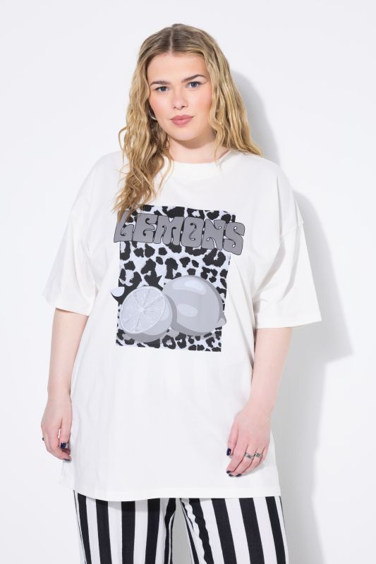 T-shirt oversize, motif Lemons