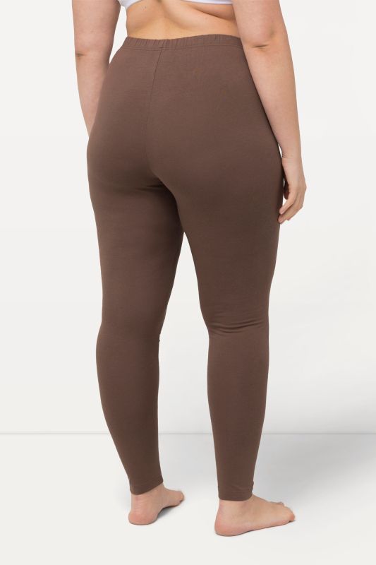 Legging en coton avec taille élastique, coupe Slim